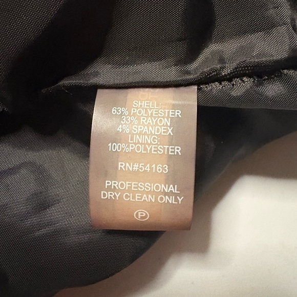 Calvin Klein Black Midi Dress with Embellished Neckline - Picture 9 of 10